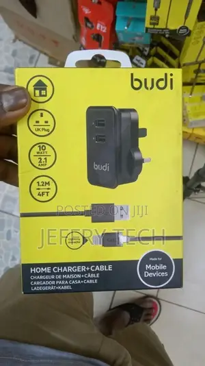 Home Charger for Micro USB + 2 Ports 1m Cable 12WATT
