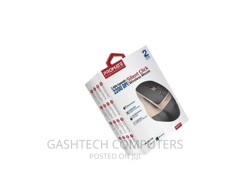 Wireless Optical Mouse Promate Gold