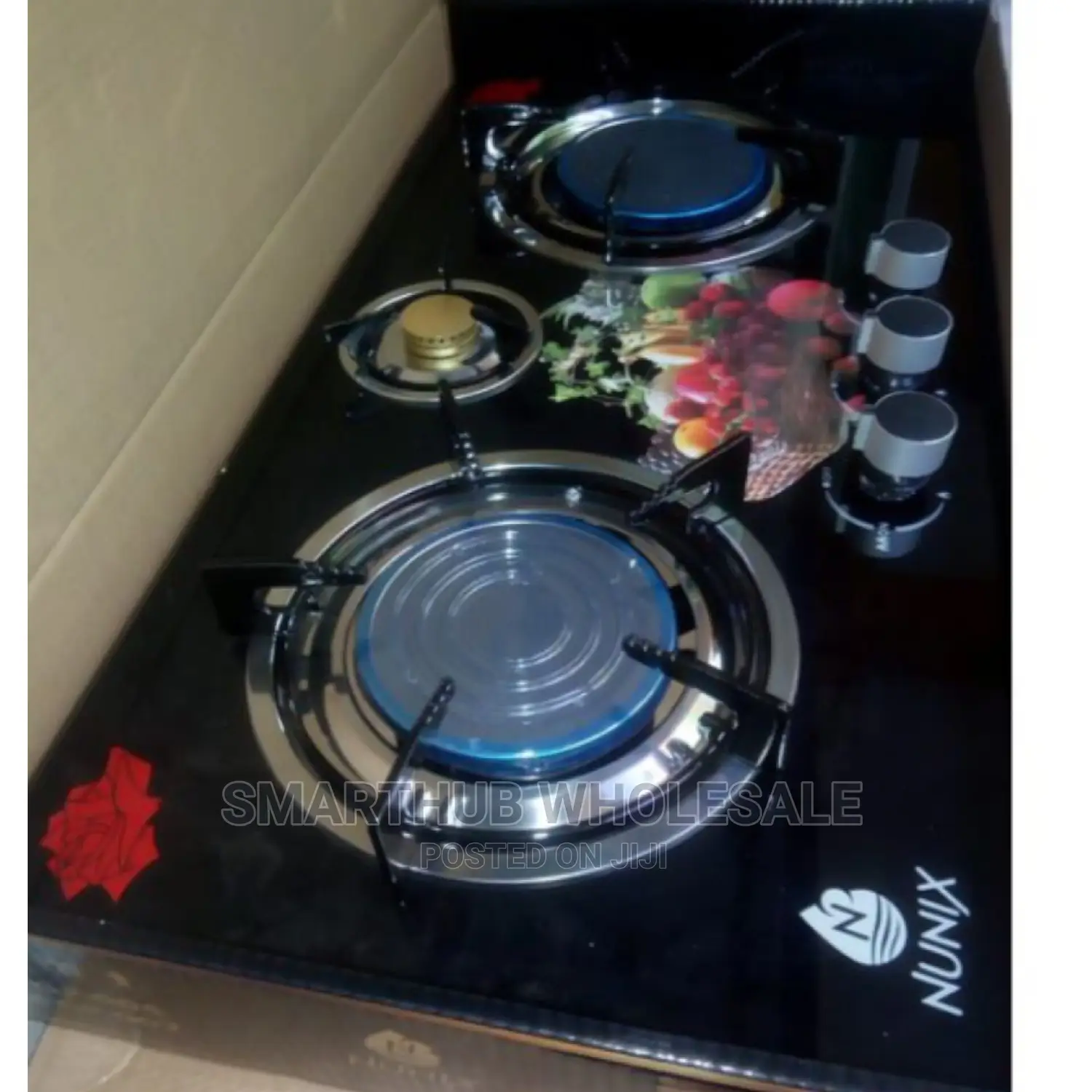 3burner Nunix Glass Burner
