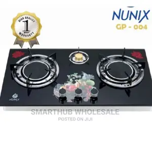 Nunix Cooker Glass Burner 3 Burner