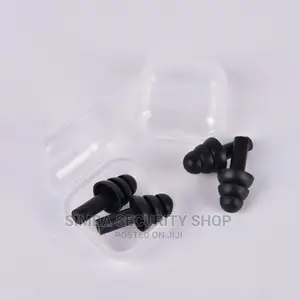 2 Noise Reduction Ear Plug Case With Plastic Box Silicone