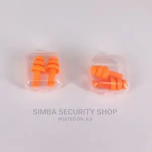 2 Noise Reduction Ear Plug Case With Plastic Box Silicone