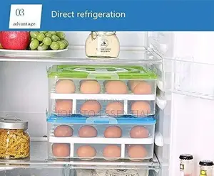 32 Grid Egg Storage Container Box, Tray