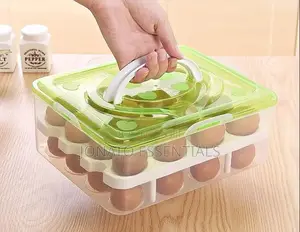 32 Grid Egg Storage Container Box, Tray