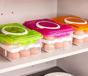 32 Grid Egg Storage Container Box, Tray