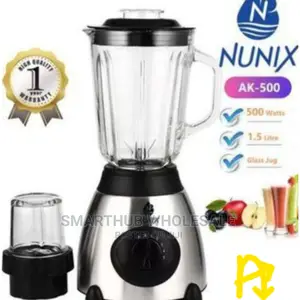 Nunix Ak-500 2 in 1 Blender With a Grinder 1.5l New Model
