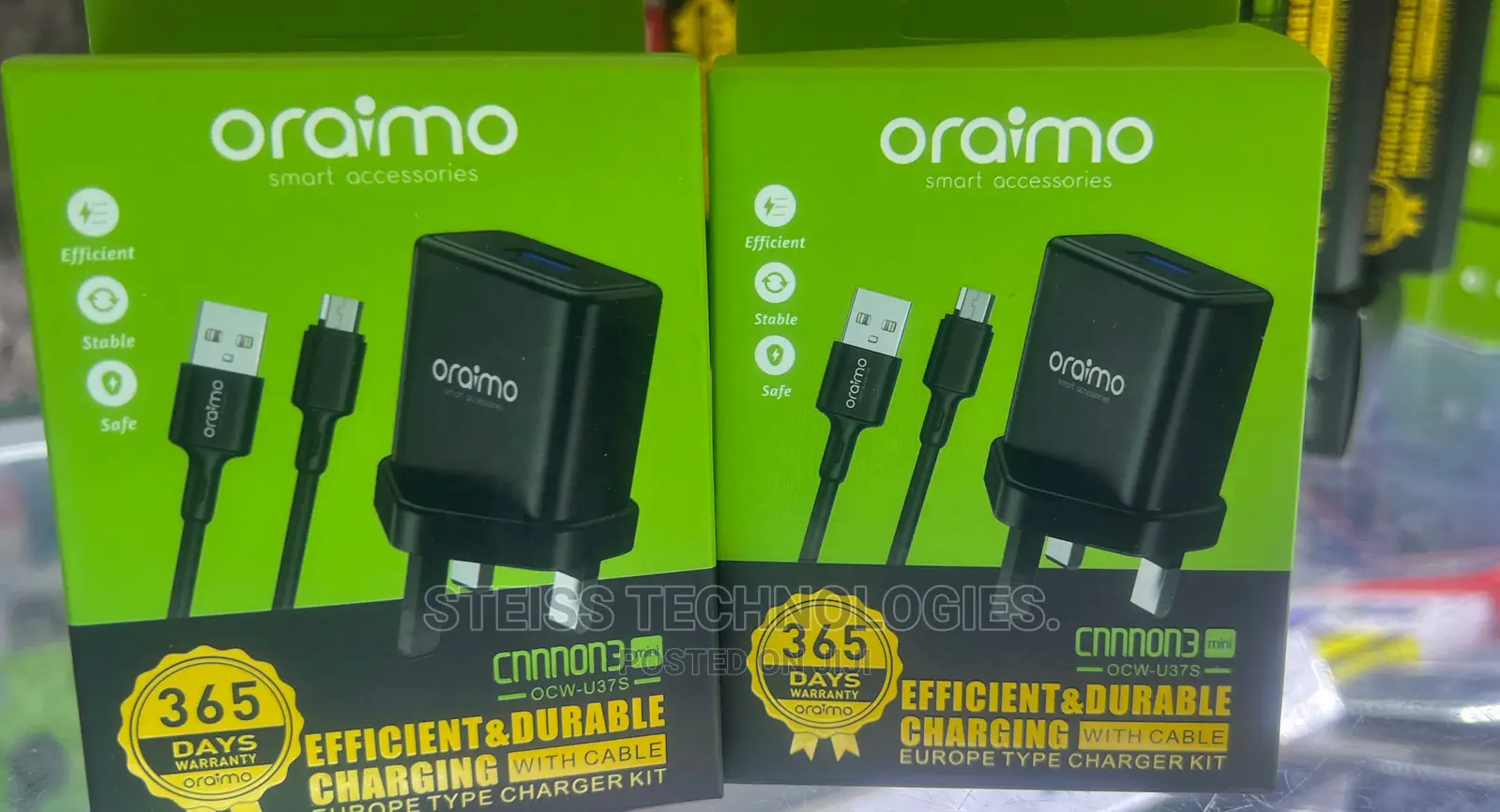 Oraimo Android Chargers.