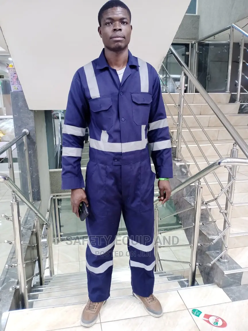 Overalls With Reflector Strips
