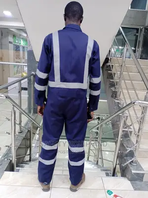 Overalls With Reflector Strips