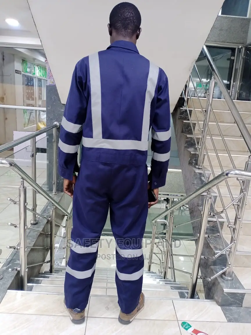 Overalls With Reflector Strips