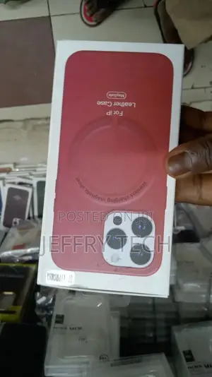 iPhone 11 Pro Max Leather Case - Red