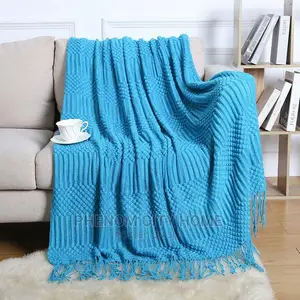 Knitted Throw Blanket