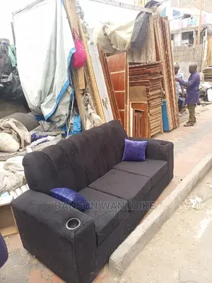 Three Seater Sofa With Cup Holders on Sale