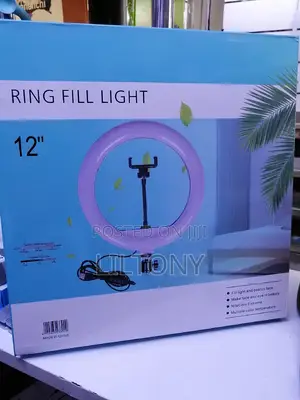 12" Ring Light With Three Lighting Modes
