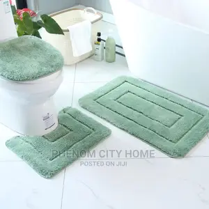 3 Pieces Toilet Mats Set