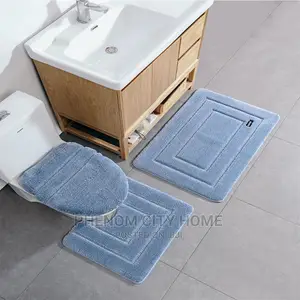 3pcs Toilet Mat Set