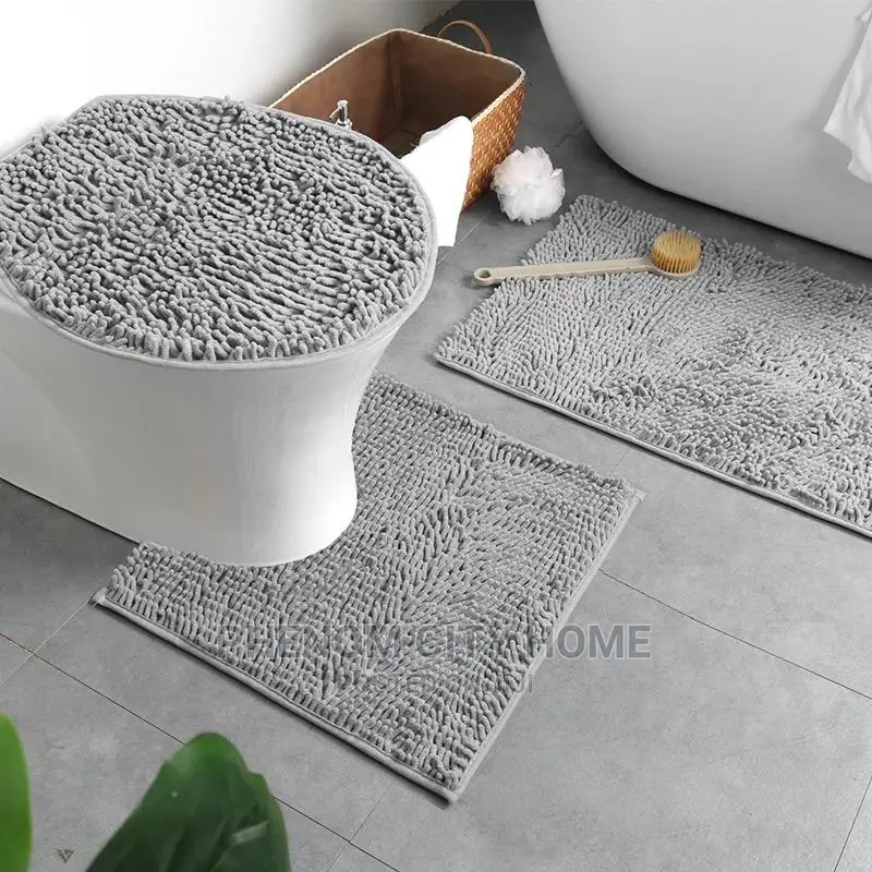 Microfibre Toilet Mats 3pcs
