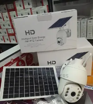 4G Solar-Powered Outdoor PTZ Camera White