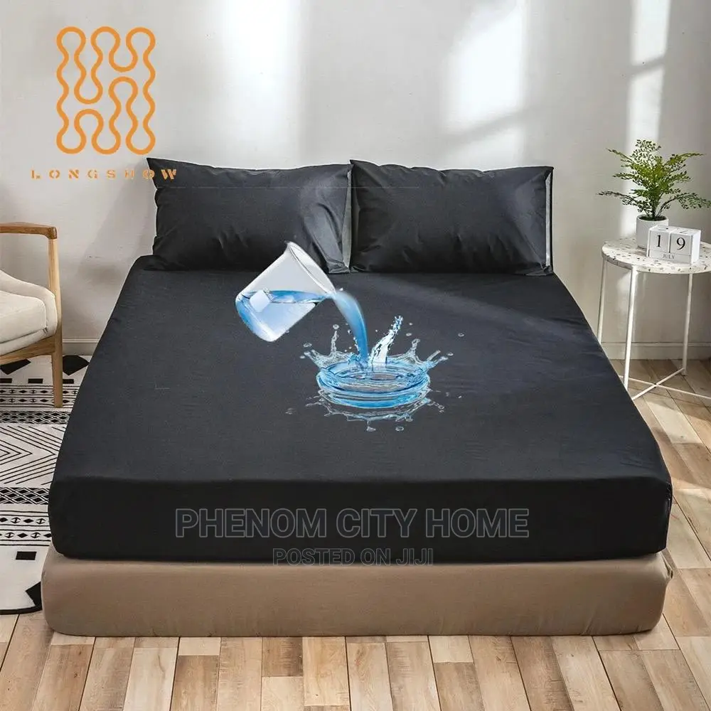 3pc Waterproof Fitted Sheet Set