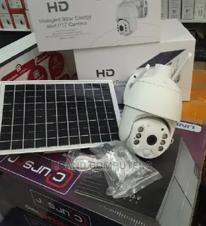 4G Solar Camera PTZ 360°-(With Sim Card Memory Slot)