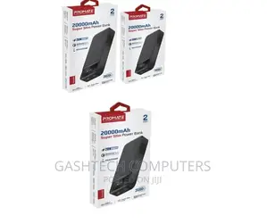 Black Promate^Black Promate 20000mah Slim Power Bank