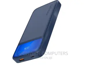10000mah Slim Power Bank Promate Navy Blue