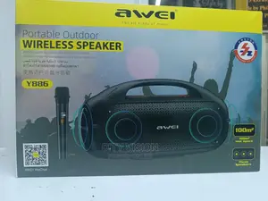 Awei Bluetooth Speaker With Wireless Microphone