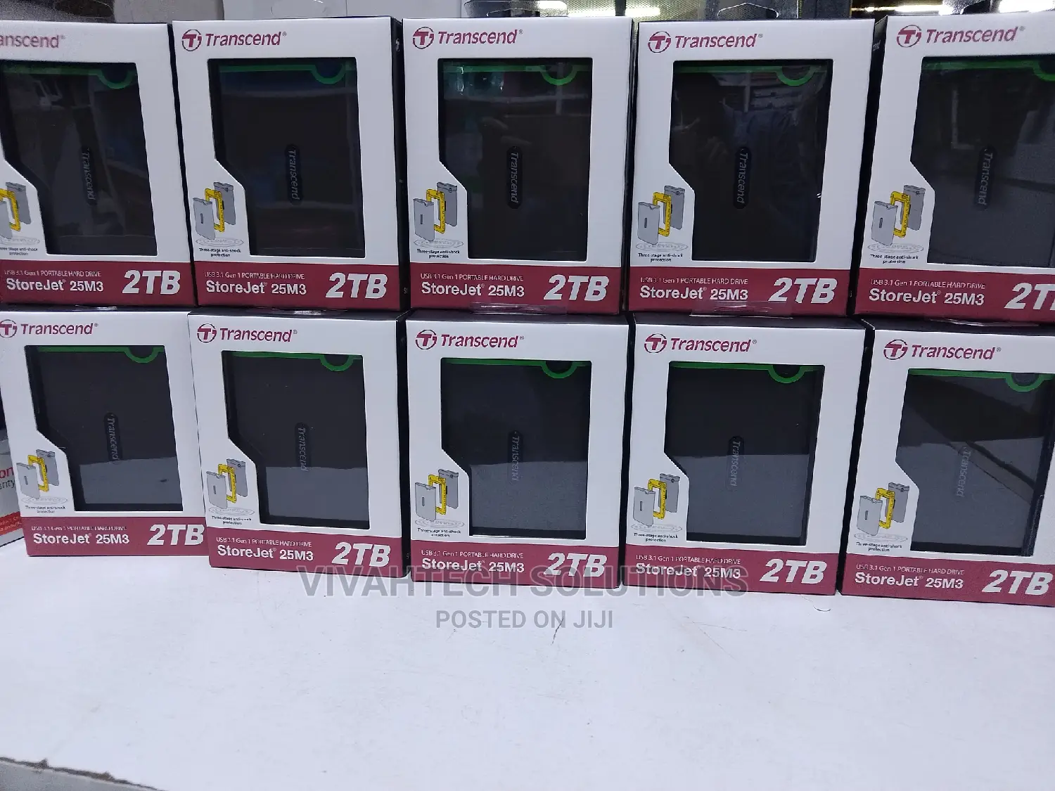 Transcend 2tb External Hdd Usb 3.1 Gen 1 Interface