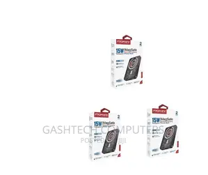 BLACK Magneoc Wireless Charging Powerbank 10000mah Promate