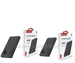 10000mah Compact Smart Charging Power Bank With Dual USB-A 