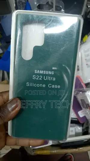 Samsung Galaxy S22 Ultra 5G Cover - Green - Soft Silicone Sh