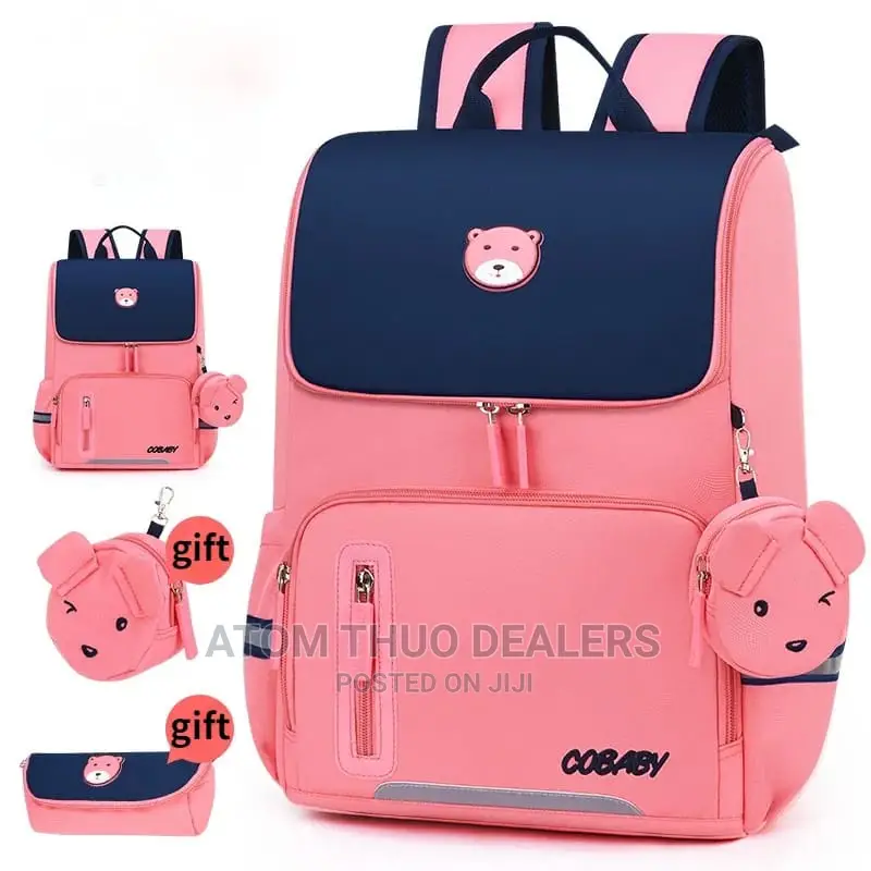 Animated Backpack Bags for Primary School Students
 