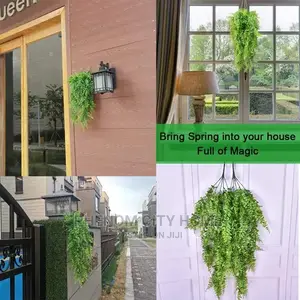 Decorative Hanging Vines With Vase