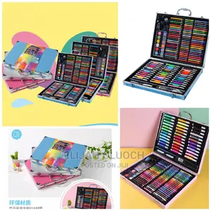 Alluminium Portable 150 PCS Kids Drawing/Painting/Art Set