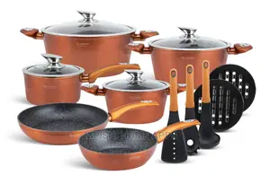 15pcs Edenberg Cookware Set EB-5618