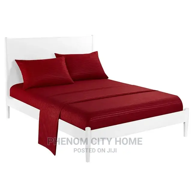 Plain Stripped Cotton Bedsheets