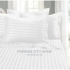 Plain Stripped Cotton Bedsheets