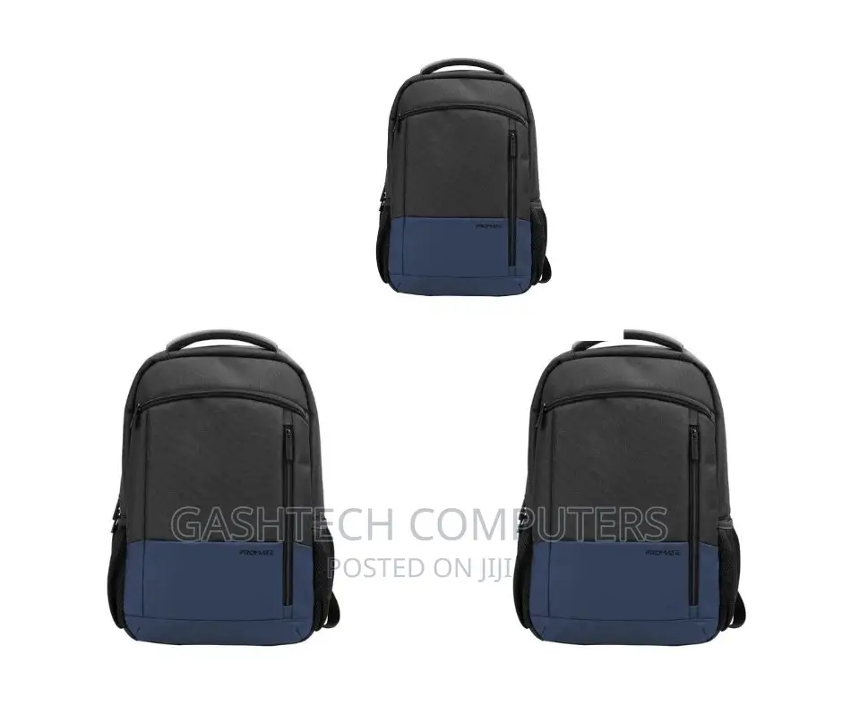 Promate 15.6" Laptop Backpack Made From 300D Frosted Polyest