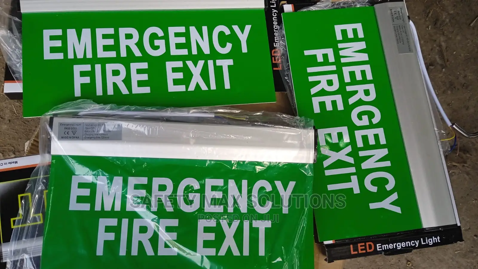 Led Emergency Exit Sign/ Rechargeable Fire Exit