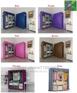 Three Column Portable Wardrobes.