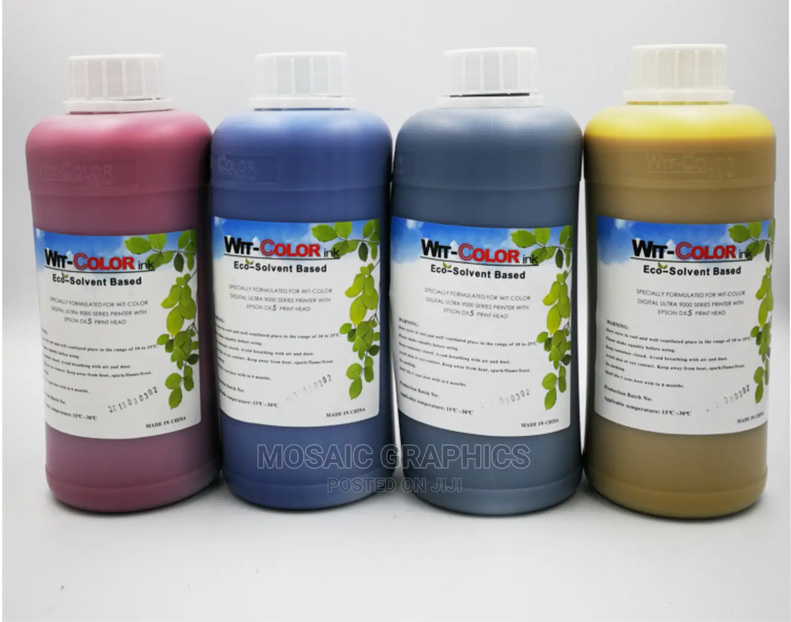 Wit Color Ecosolvent Inks 1L