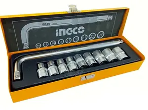 Ingco 10pcs Socket Wrench Set 1/2" Drive
