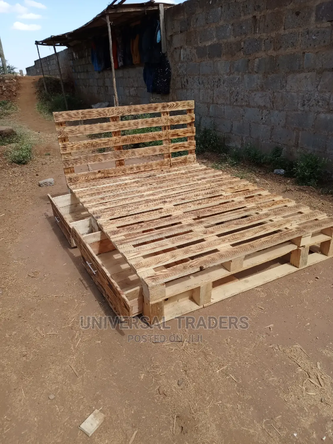 Pallets Bed 5 by 6 - Pallet Bed With Storage
