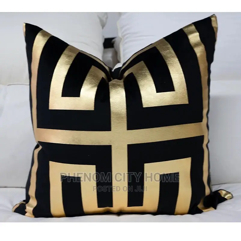 Gold Pronted Decor Pillows