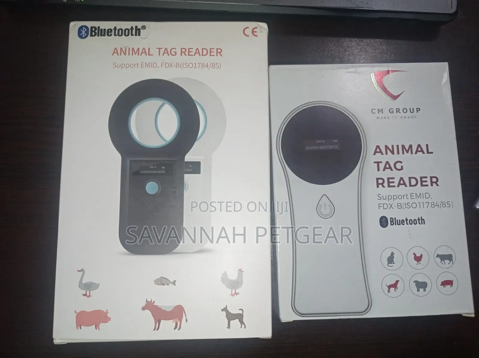 RFID Animal Tag Reader Dog Cat Pet Cattle Microchip Reader