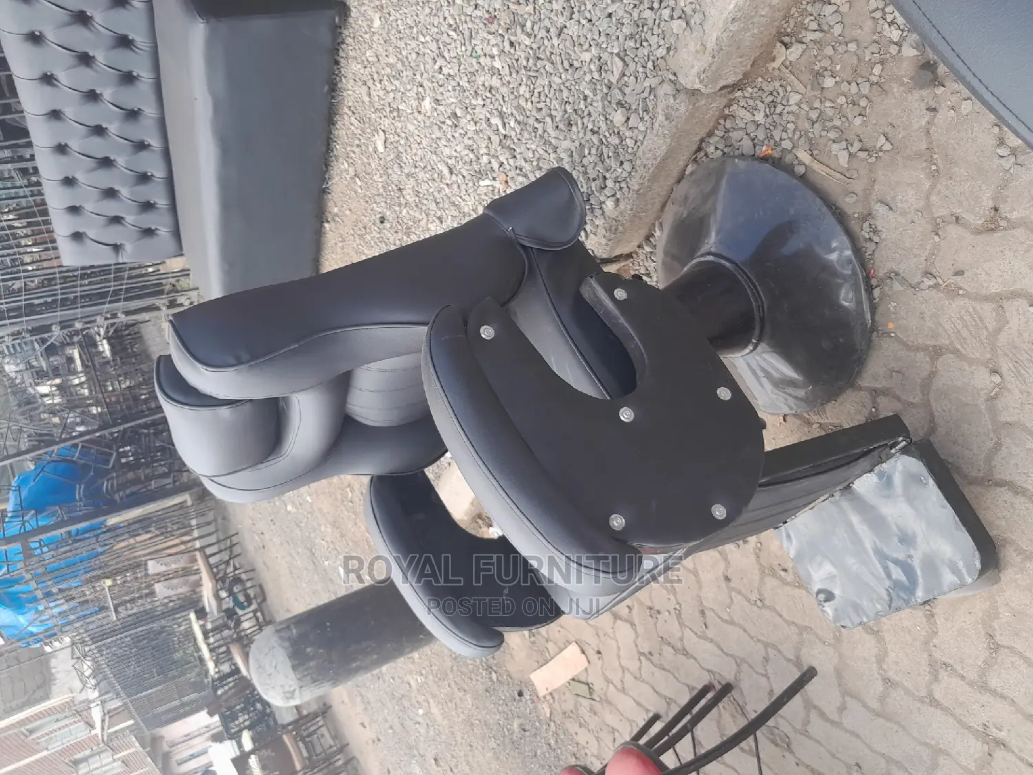 Black Kinyozi Seats