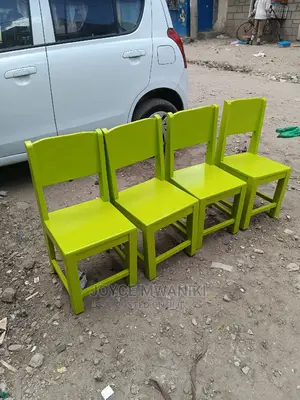 Kindergarten Chairs, Light Green Colour.