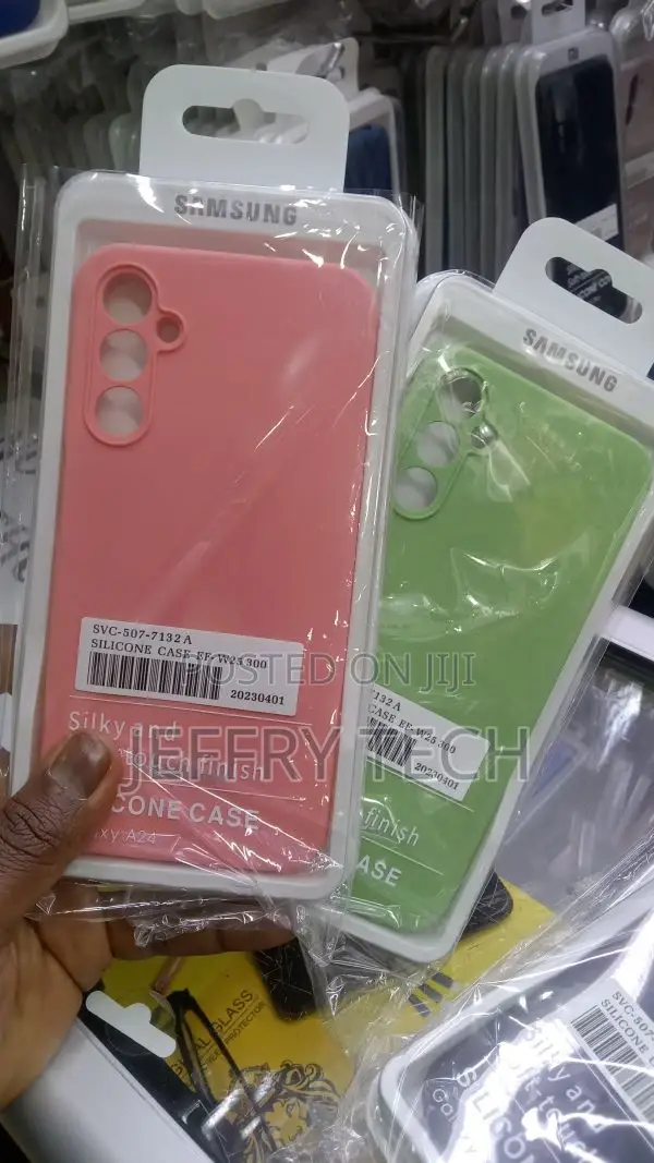 Base Soft Silicon Back Case for Samsung Galaxy A24 Pink