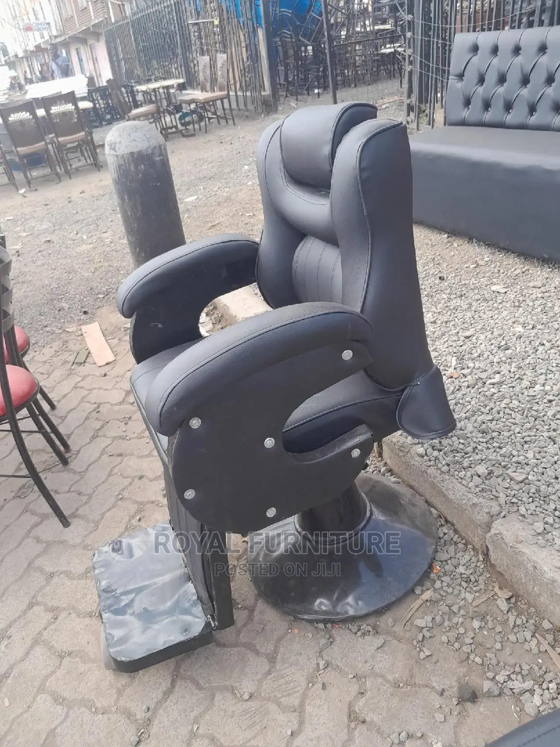 Black Kinyozi Seats