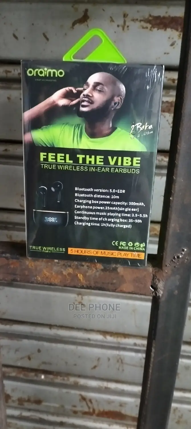 Oraimo Bluetooth Earpods Feel the Vibe